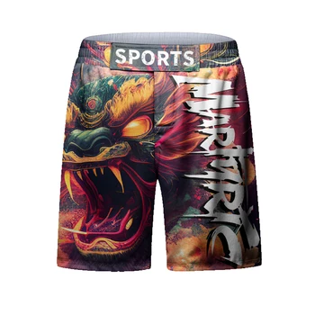 Cody MMA Сублимированные спортивные дышащие боксерские тренировочные штаны ММА Шорты для кикбоксинга Муай Тай бокс Эластичная талия Спортивные штаны