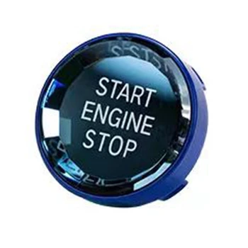 Crystal Наклейка кнопки запуска и остановки двигателя с одной кнопкой для BMW 3 5 серии X1 X3 X5 E70 E71 E90 E60 2009-2016
