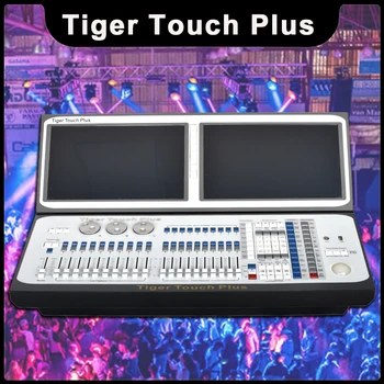YUER Профессиональное оборудование системы Titan Контроллер сценического освещения Tiger Touch Plus DMX512 DJ Диско-бар Светлая светодиодная движущаяся головка
