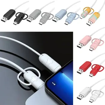  Защита кабеля от разрыва Силиконовый шнур Рукав USB Кабель для передачи данных Защита линии Защитный кабель Защитный чехол для Android Type-C