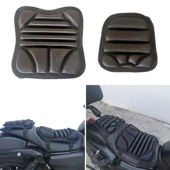  Универсальная амортизация 3D дышащая подушка сиденья мотоцикла Двухседательная подушка для мотоцикла Подушка Чехлы для сидений