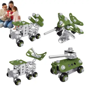 Строительные игрушки Инженерный блок Автомобильный игровой набор Образовательные строительные инженерные строительные блоки для детей