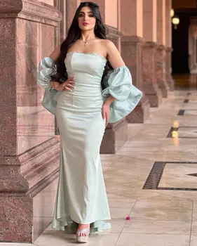 2023 Новое вечернее выпускное платье со стразами с накидкой без бретелек русалка индивидуальные платья для торжественных случаев Vestidos de graduación
