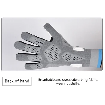 Вратарские перчатки Прочные вратарские футбольные перчатки Футбольные перчатки с поддержкой пальцев