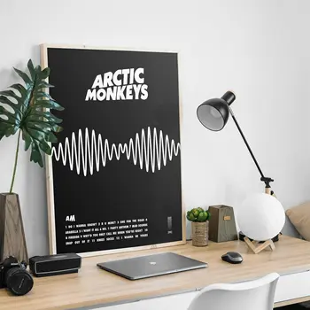Музыкальный альбом Звезда Arctic Monkeys AM Ретро 80-х Печатные плакаты Искусство Для Гостиной Украшение Дома Декор Стен Живопись Картина