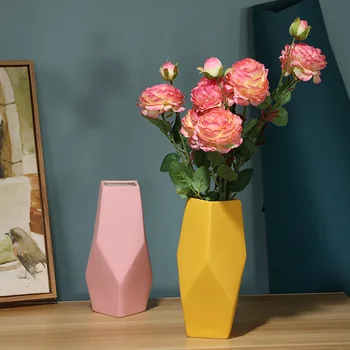 Современная геометрическая форма Дисплей цветы Настольные украшения Цветочные вазы Украшение домашней прикроватной гостиной Рождественский подарок