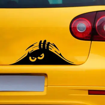  Водонепроницаемый самоклеящийся автомобильный стикер царапина обложка наклейка наклейка авто украшение забавный подглядывающий 3D Большие глаза Наклейка Стайлинг автомобиля
