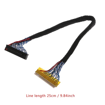  Кабель LVDS FIX-30 Pin 2 канала для 17-26-дюймового контроллера ЖК-панели / светодиодной панели 25 см