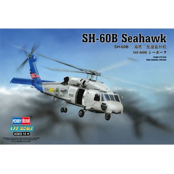 Hobbyboss 87231 1/72 U.S. SH-60B Seahawk Противолодочный вертолет Военный коллекционный игрушка Пластиковая сборка Строительный набор