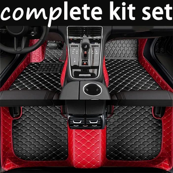Изготовленные на заказ кожаные автомобильные коврики для ACURA TLX 2015-2020 комплект автомобильных ковровых ковров для ног