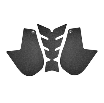  подходит для YAMAHA MT09 2013 2014 2015 Мотоцикл Танк Прозрачная накладка Коленная ручка Наклейки Прозрачные кожаные наклейки