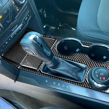 Для Ford Explorer 13-19 Воздушная панель из углеродного волокна Окна Панель управления Крышка рамы переключения передач Наклейка для салона автомобиля Отделка салона