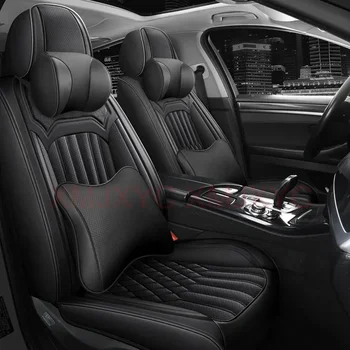 Универсальный чехол на сиденье автомобиля из искусственной кожи для FORD Fiesta Fusion Mondeo Taurus Mustang Territory Kuga Аксессуары для интерьера