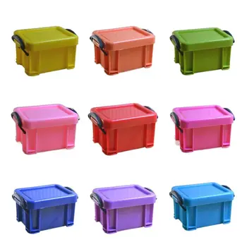  Candy Color Пряжка Коробка для хранения Настольный органайзер всякой всячины Симпатичный мини-органайзер для ювелирных изделий Коробка