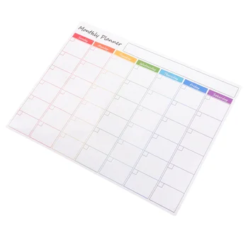 Магнитная доска для сухого стирания Расписание холодильника Календарь ежемесячного планировщика