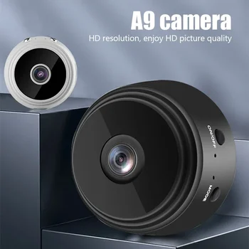2023 Модернизированная камера A9 Mini WiFi Удаленный беспроводной диктофон FullHD 1080p Видеовидеокамера Камеры наблюдения за домом