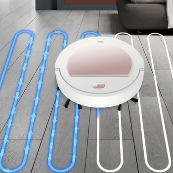 Бытовой ультратонкий умный подметально-уборочный робот с USB-зарядкой полностью автоматический пылесос для мытья полов