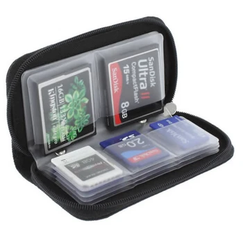 1PC Новая горячая мода для хранения карт памяти Чехол-держатель Кошелек для SD SDHC MMC MicroSD Mini Card Сумки для хранения