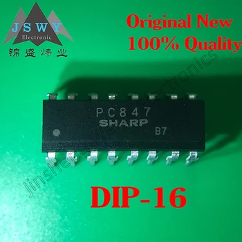 20PCS PC847 PC817-4 PC846 PC8Q52 Оптрон Фотопара Direct DIP16 100% новый сток Бесплатная доставка электроники