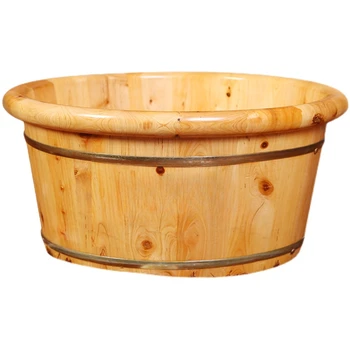 Кедр массив дерева детское ведро для ванны круглое ведро детское зимнее ведро домашнее практичное и удобное.