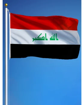 60x90 см 90x150 см Ирак Флаг Деятельность Декоративный Национальный Баннер Для Украшения 2x3ft / 3x5ft Национальный флаг