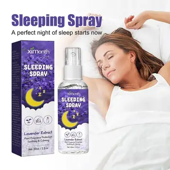 Ароматерапия Спрей для улучшения сна для улучшения сна Спрей с эфирным маслом Спрей с эфирным маслом лаванды Спрей для сна 60 мл