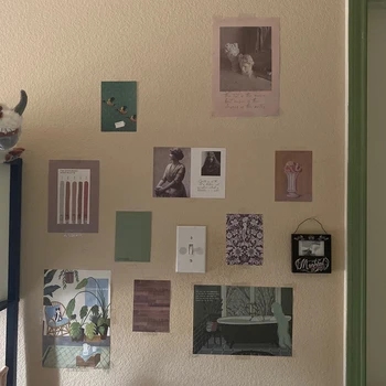 Набор настенных коллажей Обои Фотообои Самоклеящиеся наклейки на стену комнаты в общежитии