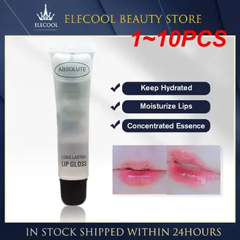 1~10PCS NEW Big Lips Gloss Base Moisturizer Plumper Lip Gloss Long Lasting Sexy Lips Pump Transparent Waterproof Volume Lip