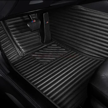 Изготовленный на заказ роскошный автомобильный коврик в полосы 5D для Audi RS4 2017-2023 RS5 2-дверный кабриолет RS6 RS7 SQ5 Аксессуары для интерьера Ковер
