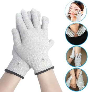 EMS Tens Аксессуары для массажеров Физиотерапевтические массажные перчатки для тела, шеи, лица, спины, стимулятор мышц, облегчение боли, расслабление тела