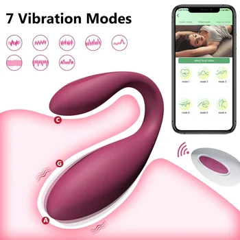 Беспроводной Bluetooth Точка G Фаллоимитатор Вибратор Для Женщин Приложение Пульт Дистанционного Управления Носимые Вибрирующие Яйцо Клитор Стимуляция Секс-игрушки Для Взрослых