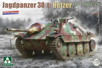 TAKOM 2170X 1/35 Jagdpanzer 38(t) Hetzer Early Production No Interior Limited Edition Model Kit