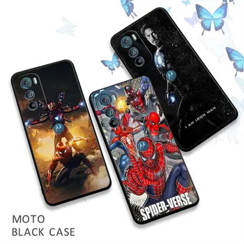 Spiderman Iron Man Marvel Fundas для Motorola Moto Edge 40 30 20 Pro Neo One Fusion Plus G Stylus Чехол для телефона Мягкий силиконовый чехол
