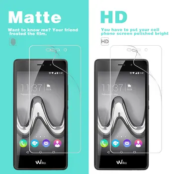 Матовая антибликовая пленка для Wiko Tommy U Feel Fab Lite Prime WAX HD Прозрачная глянцевая пленка с инструментами для чистки Чехол для мобильного телефона