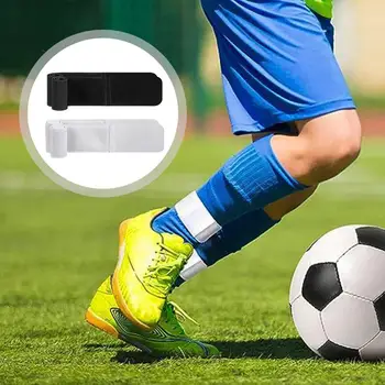 1Pair Футбольные ремни для защиты голени Регулируемый фиксированный ремень для голени Противоскользящий легкий футбол Защита лодыжки для детей Молодежный футбол