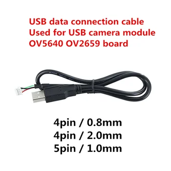 USB-модуль камеры кабель для подключения данных 4P 0,8 мм / 5P 1,0 мм / 4P 2,0 мм Тестовый кабель с наружной резьбой