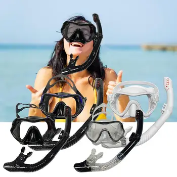 Взрослые Профессиональная подводная маска Камера Дайвинг Маска Очки для плавания Трубка Подводное плавание Дайвинг Аксессуары для плавания Набор аксессуаров для плавания
