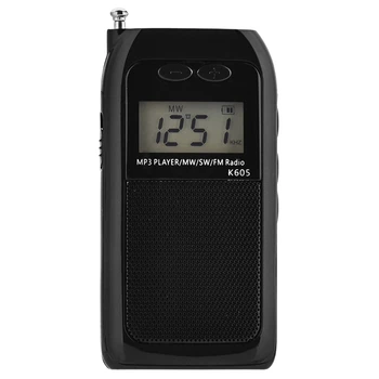 Портативное карманное цифровое радио Многофункциональное цифровое радио с 1,18-дюймовым цифровым ЖК-дисплеем