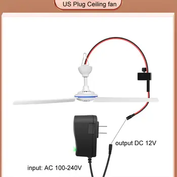 CPDD Мини-вентилятор с питанием от USB 110 В 220 В для сильной регулировки постоянного тока 12 В