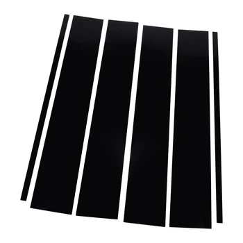1 комплект глянцевый черный оконный молдинг дверная отделка B C Стойки Стойки Накладка Панель Крышки Подходит для Chevrolet Suburban GMC Yukon XL 2015-2020