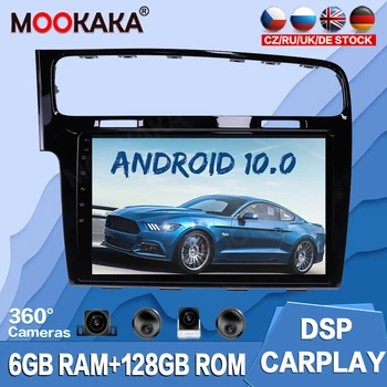 Автомагнитола CarPlay для Volkswagen Golf 2014-2018 GPS Навигация Мультимедийный плеер Сенсорный экран DSP Стерео Головное устройство