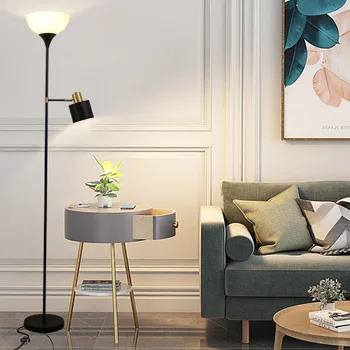 современный минималистичный вертикальный торшер скандинавский стиль творческое искусство гостиная диван край светодиодный торшер украшение спальни