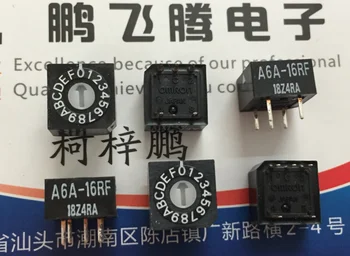 1 шт. Импортированный японский A6A-16RF 0-F/16-битный переключатель переменного кода с поворотным кодированием 3: 2-контактный положительный код