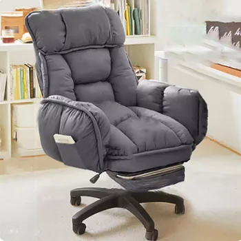 Wheels Напольный офисный стул Подушка Белый Дизайнер Мобильные кресла для учебы Вращающиеся Современная офисная мебель Cadeira Presidente