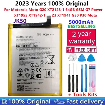 JK50 Аккумулятор для Motorola Moto G20 XT2128-1 64 ГБ GSM G7 Power XT1955 XT1942-1 Z3 XT1941 G30 P30 Note Телефон Bateria 5000mAh