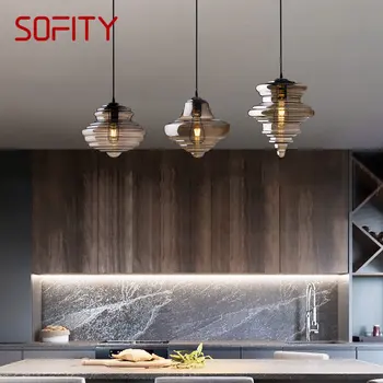 SOFITY Nordic Подвесные светодиодные светильники Промышленный дизайн Роскошный креативный лофт Подвесной светильник для домашней столовой спальни