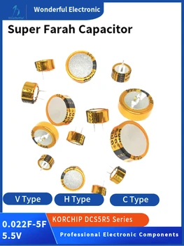 Super Farah Конденсатор Суперконденсатор Транспортное средство Двухслойный конденсаторный регистратор 5,5 В 0,022F DCS5R5223HF тип H