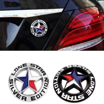 1 шт. 3D эмблема ABS подходит для Jeep Lone Star Texas Off-Road Модифицированные аксессуары Значок с логотипом автомобиля LoneStar EDITION Металлические автомобильные наклейки