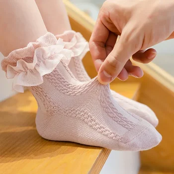 Кружевные носки для танцев для девочек Детские кружевные носки принцессы для девочек Носки для малышей