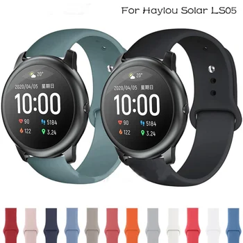 Силиконовый ремешок для смарт-часов Xiaomi IMILAB KW66 Спортивный браслет для Haylou Solar LS05 / RT LS05S / LS02 Realme Watch 2 Pro S